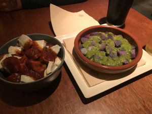 Amazing potato tapas at Ale and Hop in Barcelona