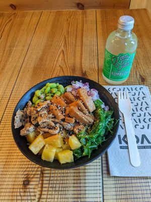 vegan poke at Koa Poke in Gijon