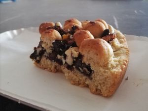 Crumble cake at Chiccoteca in Pesaro