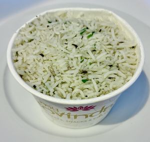 Jeera rice  at MyGovindas in Dubai