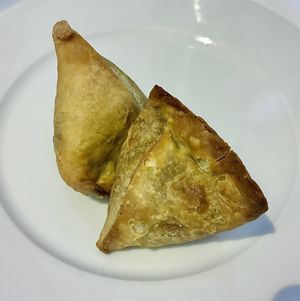 Samosas  at MyGovindas in Dubai