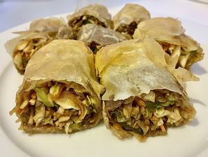 Spring rolls  at MyGovindas in Dubai
