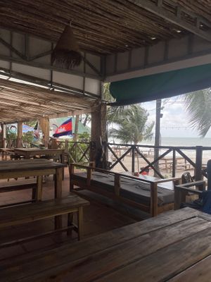 Great beach view   at Mad Monkey in Koh Rong