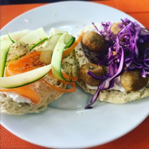 Falafel at Plaer Vegetaria in Mallorca