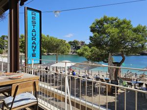 Outdoor seating. at VIBES by Quince in Mallorca