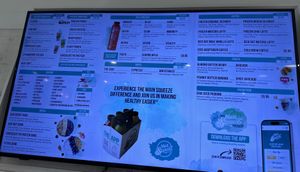   at Main Squeeze Juice Co. in Garland