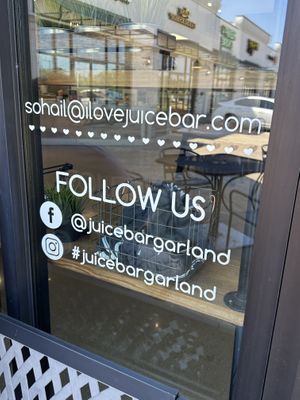   at Main Squeeze Juice Co. in Garland