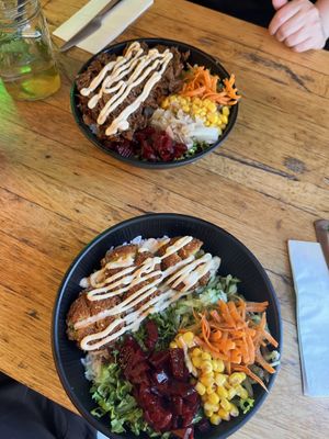 The bowls were generous and tastyy  at Wilde Wiese in Berlin