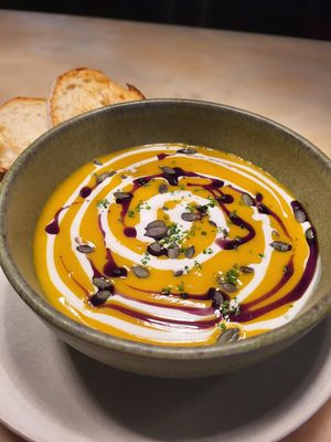 Pumpkin Soup at LUMA in Viana Do Castelo