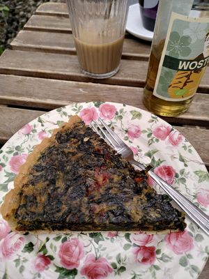 Spinat-Quiche at No Milk Today in Berlin