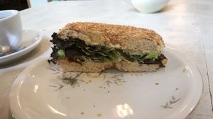 Bagel at No Milk Today in Berlin