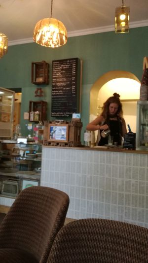 Counter at No Milk Today in Berlin