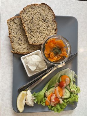 Salmon Breakfast  at No Milk Today in Berlin