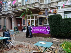 Outside of No Milk Today at No Milk Today in Berlin