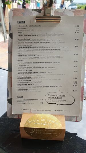 Karte at No Milk Today in Berlin