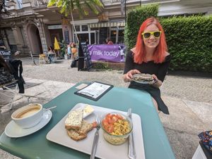 Egg salad at No Milk Today in Berlin