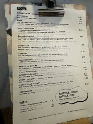 Menu Dec 2023 —sad to hear they’re closing  at No Milk Today in Berlin