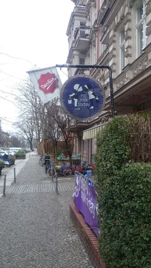 Outside at No Milk Today in Berlin