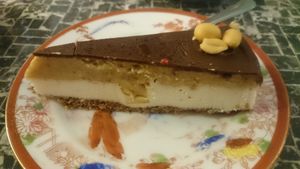 Raw snickers at No Milk Today in Berlin