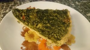 quiche at No Milk Today in Berlin