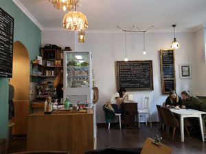 No milk today inside at No Milk Today in Berlin