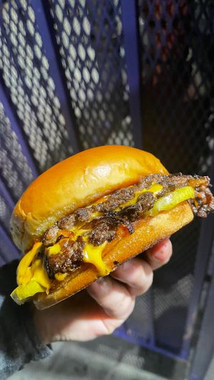 Oklahoma smash burger 5/5 at OKC Vegan Smash Burgers - Cloud Kitchen in Los Angeles