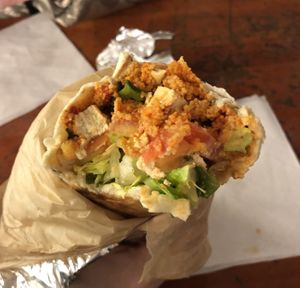 Vegan Burrito 😋😋😋  at Mishba - Alexanderplatz in Berlin