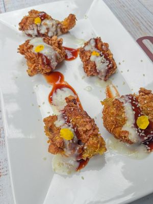 Entrada; Orellana Crunch  at Marietta Vegan in Marinilla