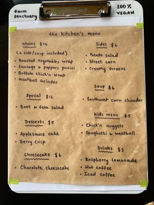  at The Kitchen at Farm Sanctuary in Watkins Glen