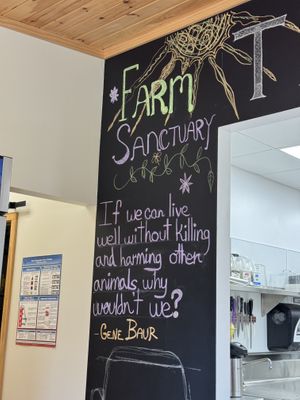   at The Kitchen at Farm Sanctuary in Watkins Glen