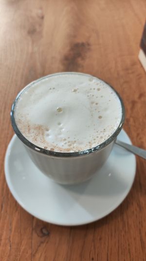 Chai latte vegano at LALE in Perugia