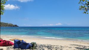 The view from our table 😎 at Warung sunset nipah2 in 