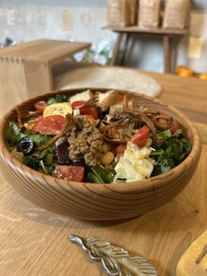 Vegan salad bowl   at KITO in Mishima