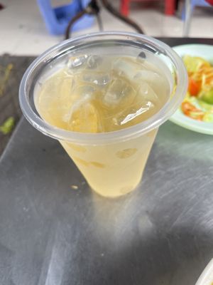 Free ice tea   at Thiện Duyên in Ho Chi Minh City
