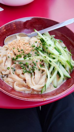 Peanut Sauce noodles at Uncle Chen in Munich