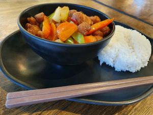 Sweet and sour sauce at Sen Chay in Helsinki