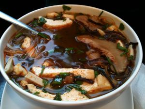 vermicelli soup (vegan) at Sen Chay in Helsinki