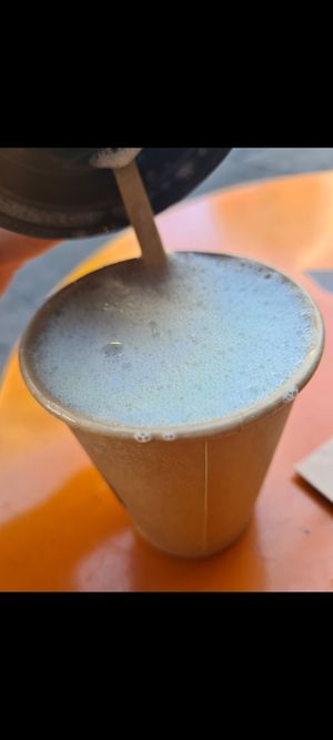 matcha latte at Craft Vegan Bakery - Recoleta in Buenos Aires