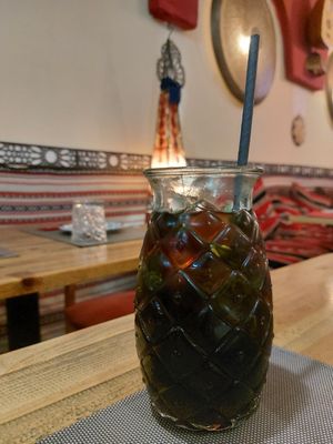 Sumo de tamarindo at Jafra Restaurante & Shisha Lounge in Lisbon