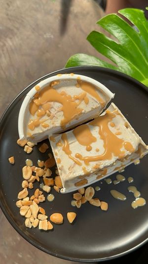 Peanut Butter Banana - Vegan gelato with coconut milk base at Freezedom Hoi An in Hoi An