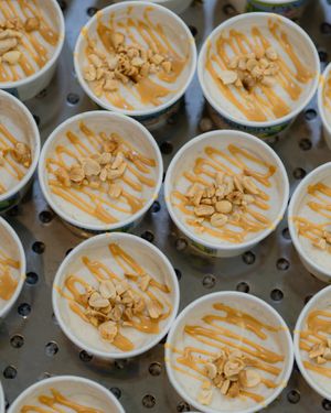 Peanut Butter Banana - Vegan gelato with coconut milk base at Freezedom Hoi An in Hoi An