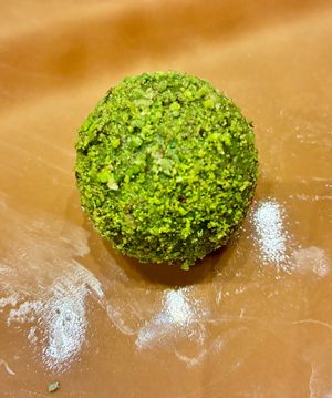 Pistachio ball  at Wild Souls Festival City in Dubai