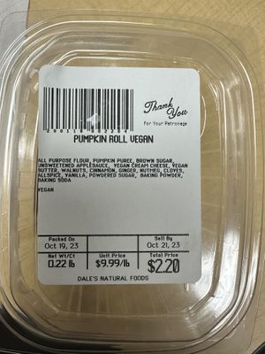   at Dales Natural Foods in Flint