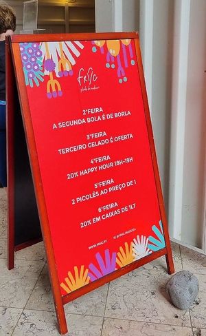 Daily specials at FRIIC | Gelados de Fruta da Madeira - Fórum Madeira Piso 0 in Funchal