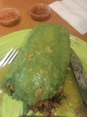 Vegan Burrito (wet) at Habanero's Bar and Grill in Scotts Valley