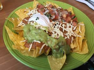 Vegan nachos at Habanero's Bar and Grill in Scotts Valley