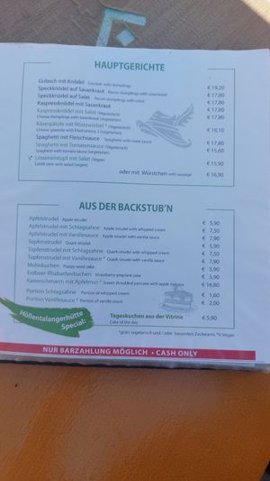 Linseneintopf at Höllentalangerhütte in Grainau