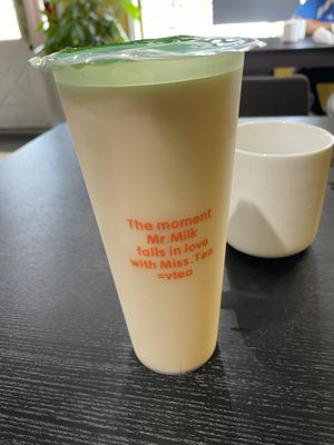 Soy Milkk  at Chengdu Noodles in Niagara Falls