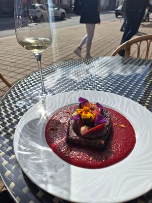 Eggplant miso at Vrasserie in Porto