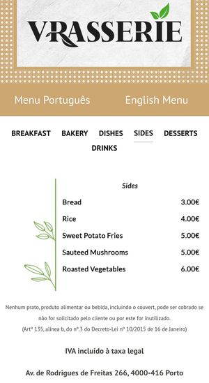  at Vrasserie in Porto